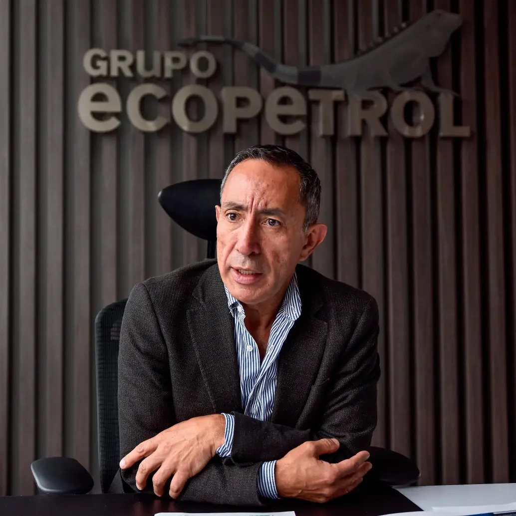 Ricardo Roa, presidente de Ecopetrol, presenta el balance de la empresa en el primer trimestre de este año. FOTO Colprensa