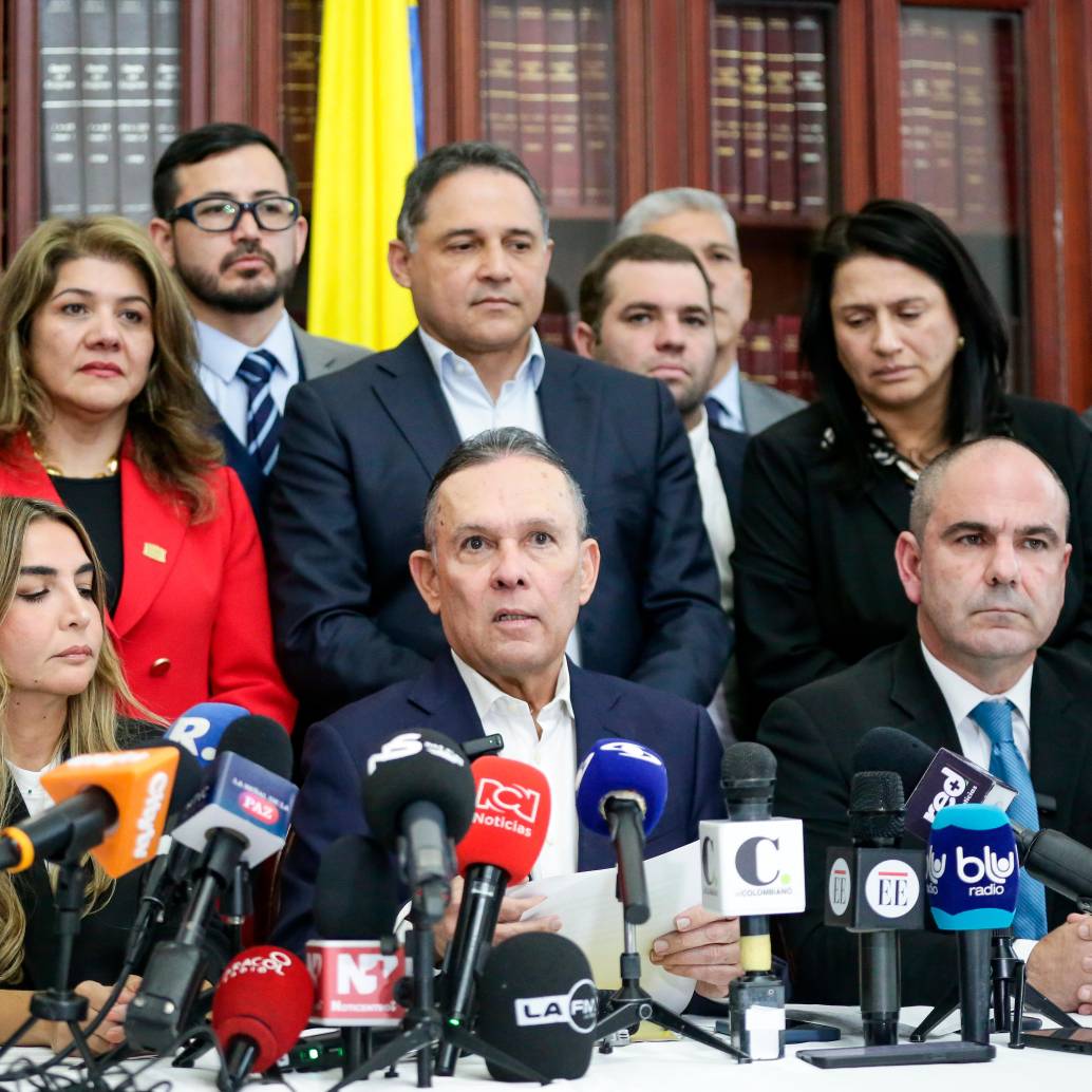 El presidente anunció que se fortalecerán los esquemas de seguridad de la oposición. Pidió unidad <span class="mln_uppercase_mln">FOTO</span> <b><span class="mln_uppercase_mln">Colprensa-Presidencia</span></b>