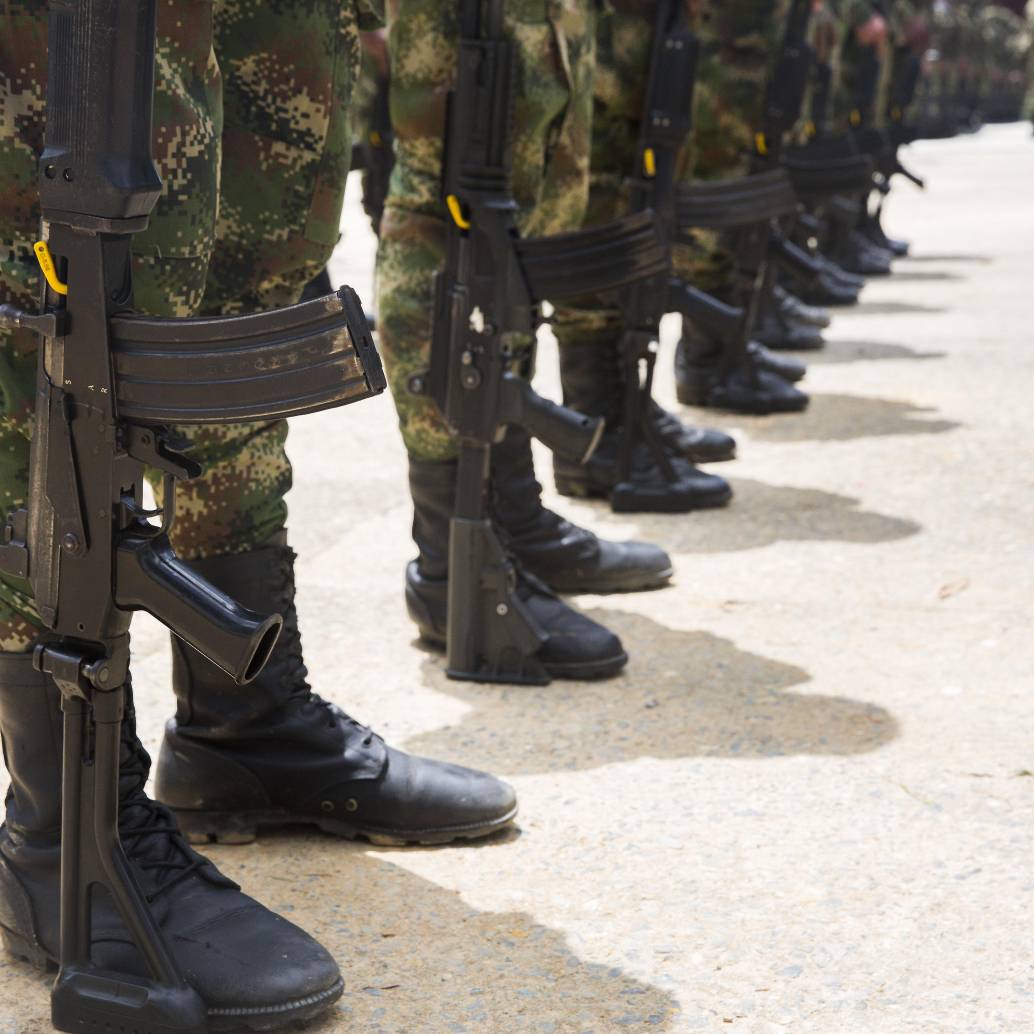 Las tropas del Ejército estarán pendientes en los territorios para reaccionar a cualquier acción delincuencial por parte de los grupos armados ilegales. FOTO: EL COLOMBIANO
