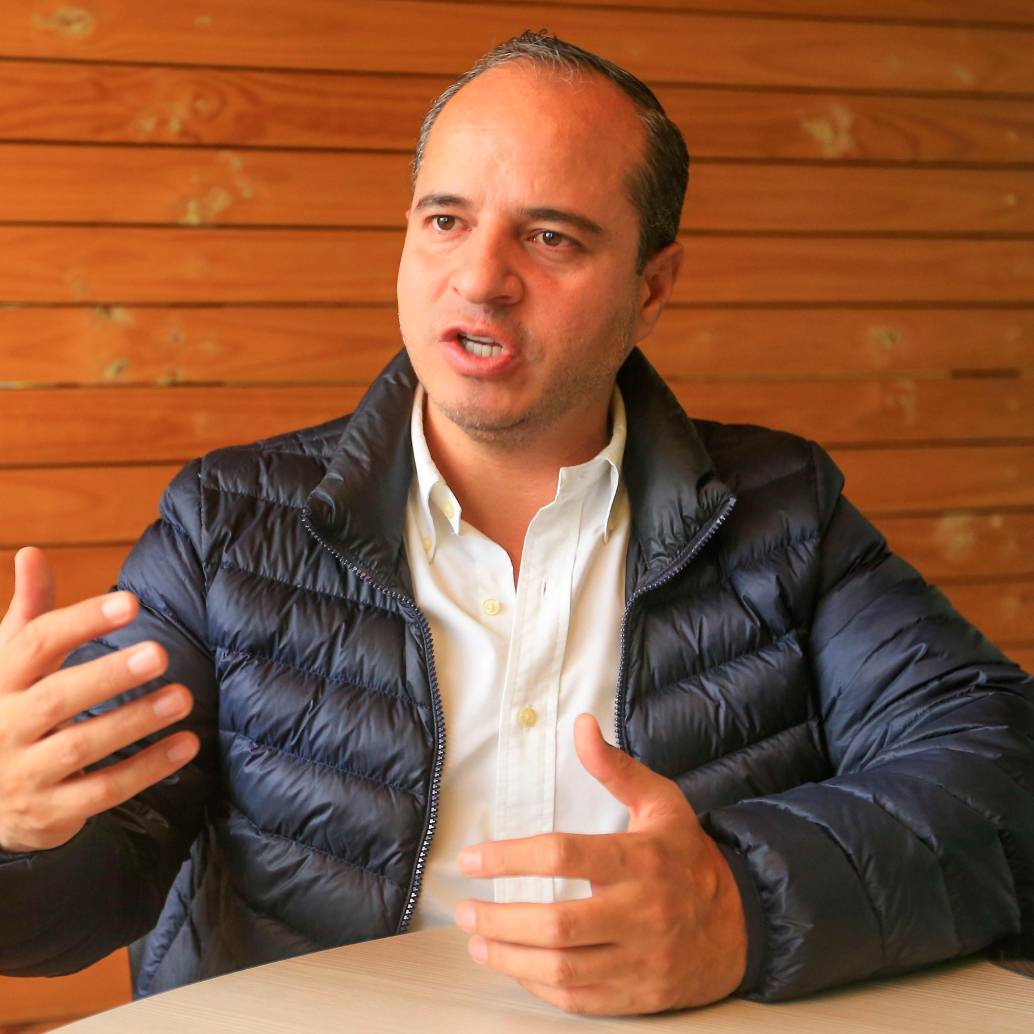 Juan Espinal, representante a la Cámara por Antioquia y candidato al Senado por el Centro Democrático. FOTO Esneyder Gutiérrez