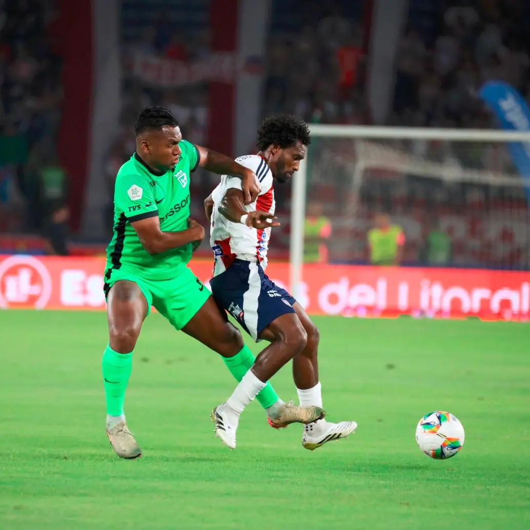 Imágenes del último enfrentamiento entre Nacional y Junior. FOTO COLPRENSA