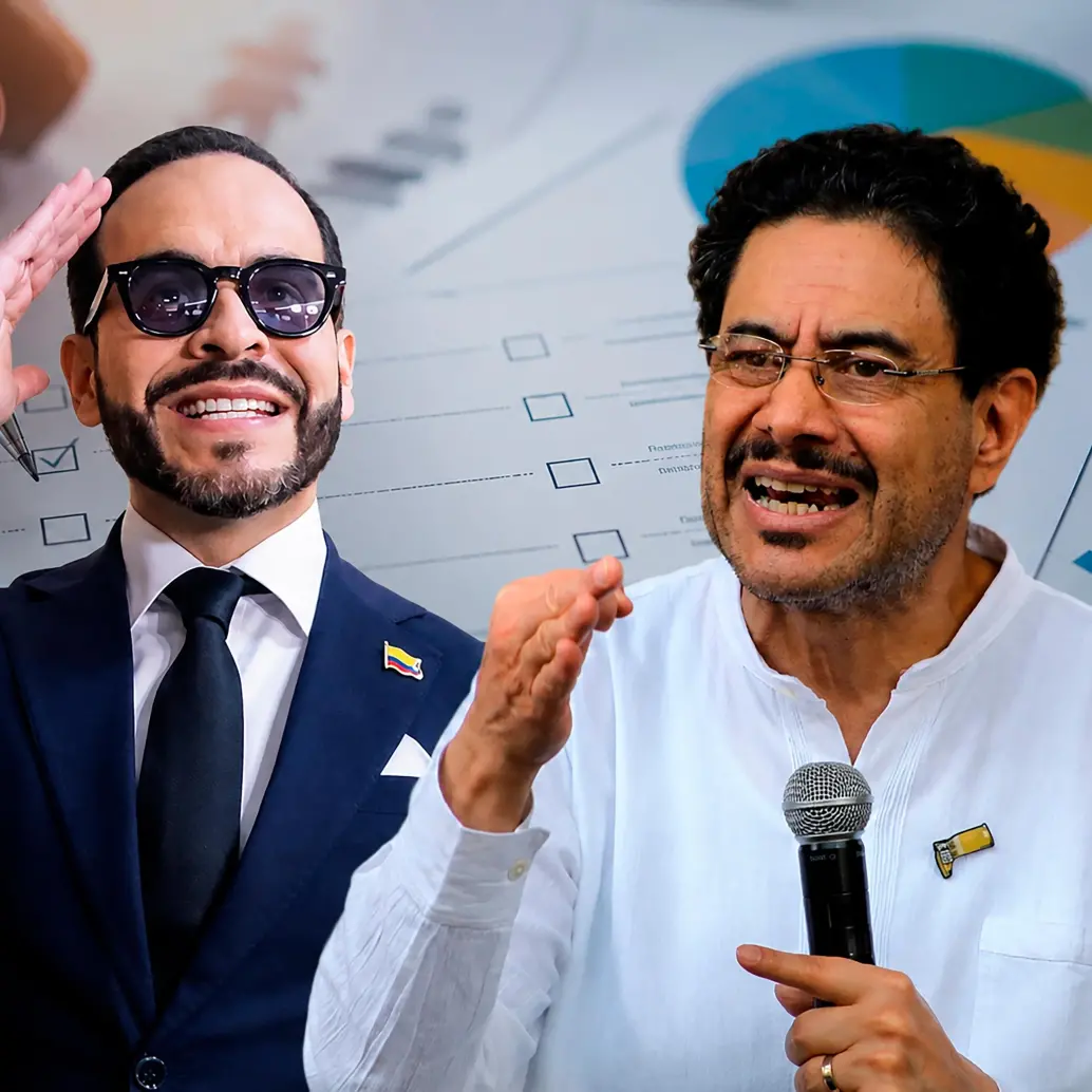 Abelardo de la Espriella e Iván Cepeda se disputan la presidencia. Foto: GETTY y Colprensa