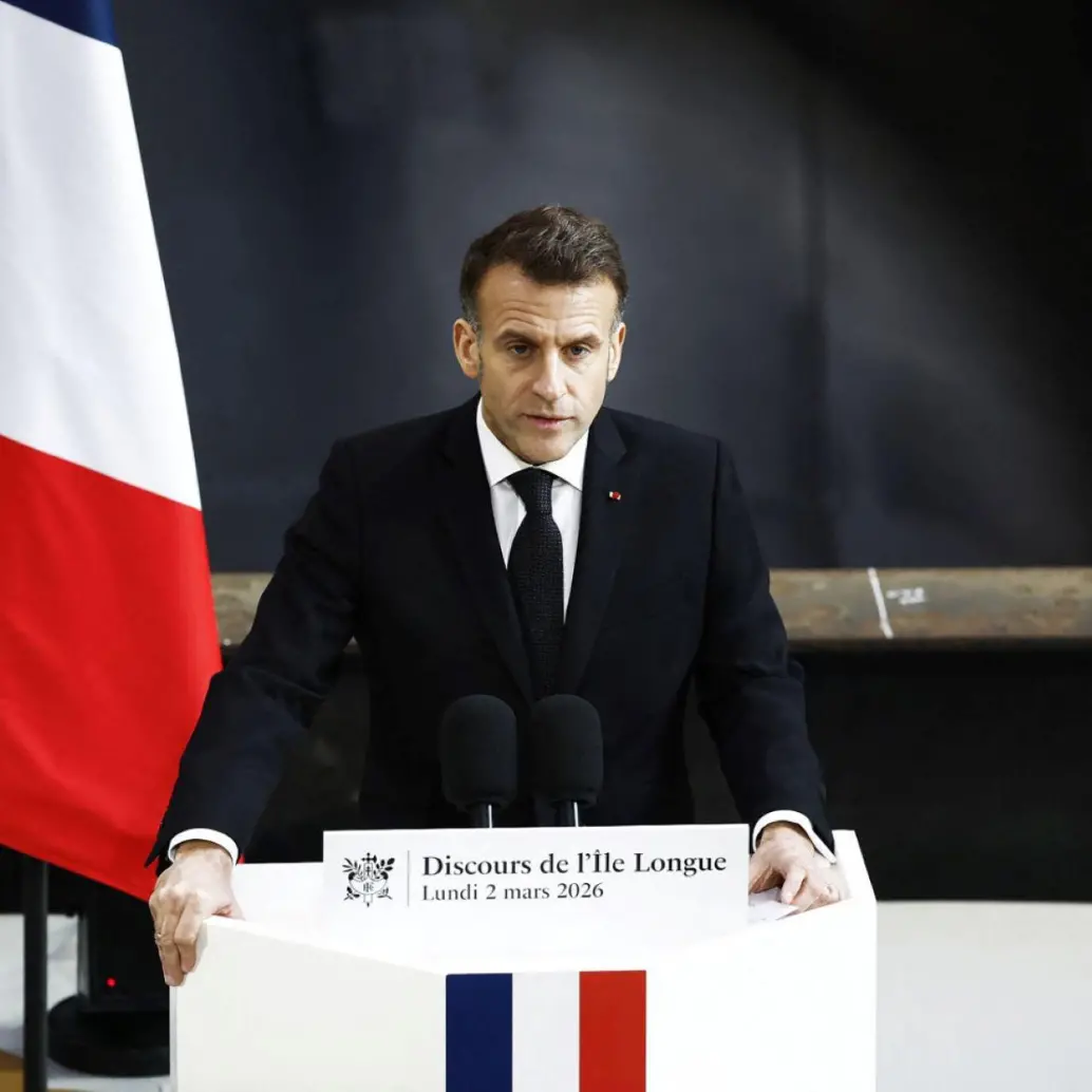 El presidente Emmanuel Macron habló sobre su programa de disuasión nuclear. Foto: AFP