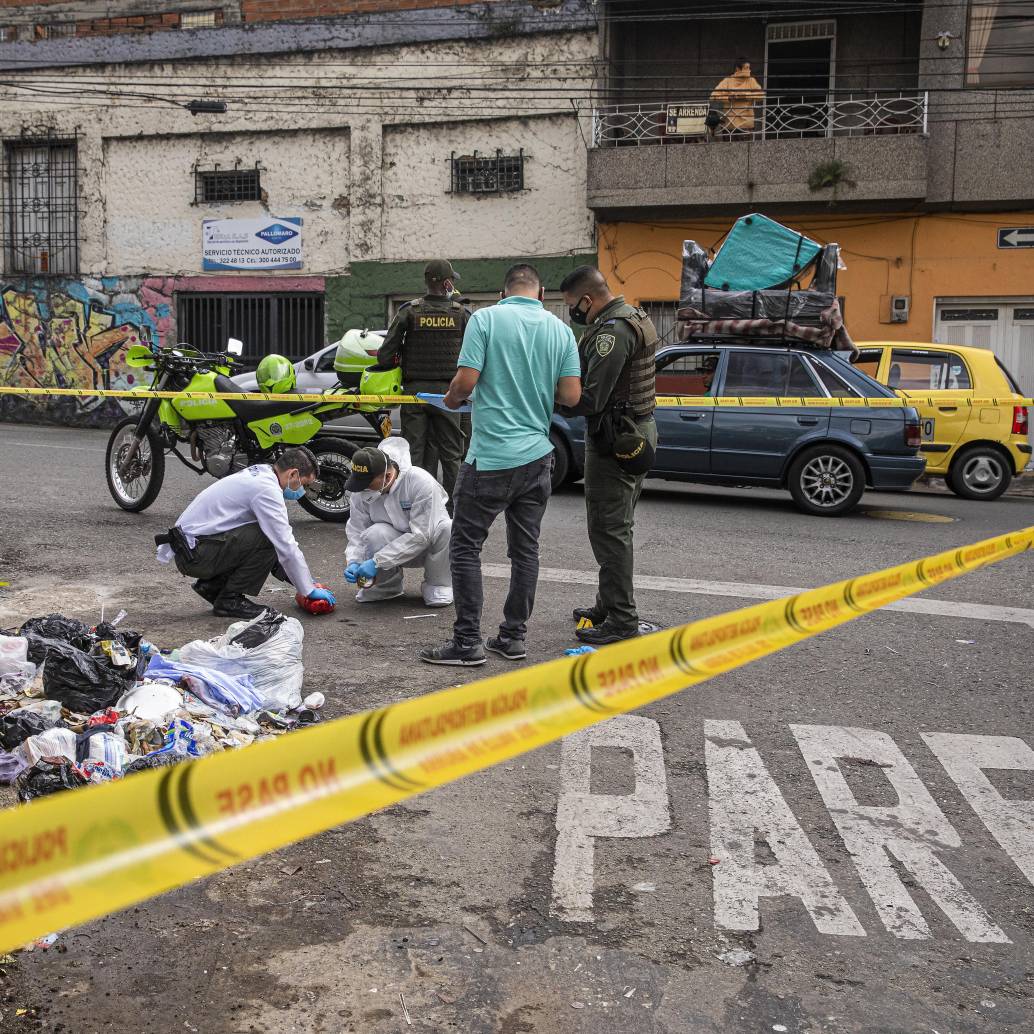 Imagen de referencia del hallazgo de un feto. Foto: EL COLOMBIANO