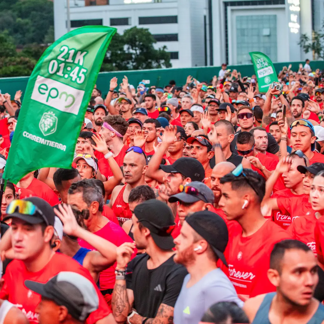 Medellín se consolida como una de las ciudad en las que más se practican running en Colombia. Corre Mi Tierra tendrá la presencia de más de 8.000 participantes. Foto: EL COLOMBIANO