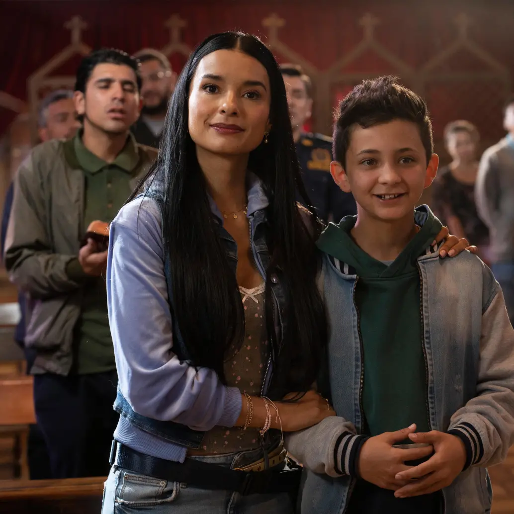 Paola Rey en una de las escenas de <i>El novicio rebelde. </i>FOTO Cortesía Prime Video