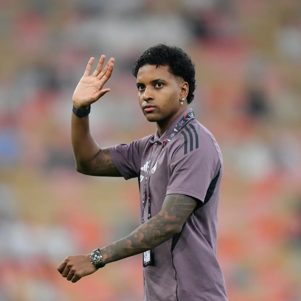 El brasileño Rodrygo sufrió una rotura de ligamentos y de menisco por lo que se pierde el resto de la temporada y el Mundial de Norteamérica. FOTO: GETTY