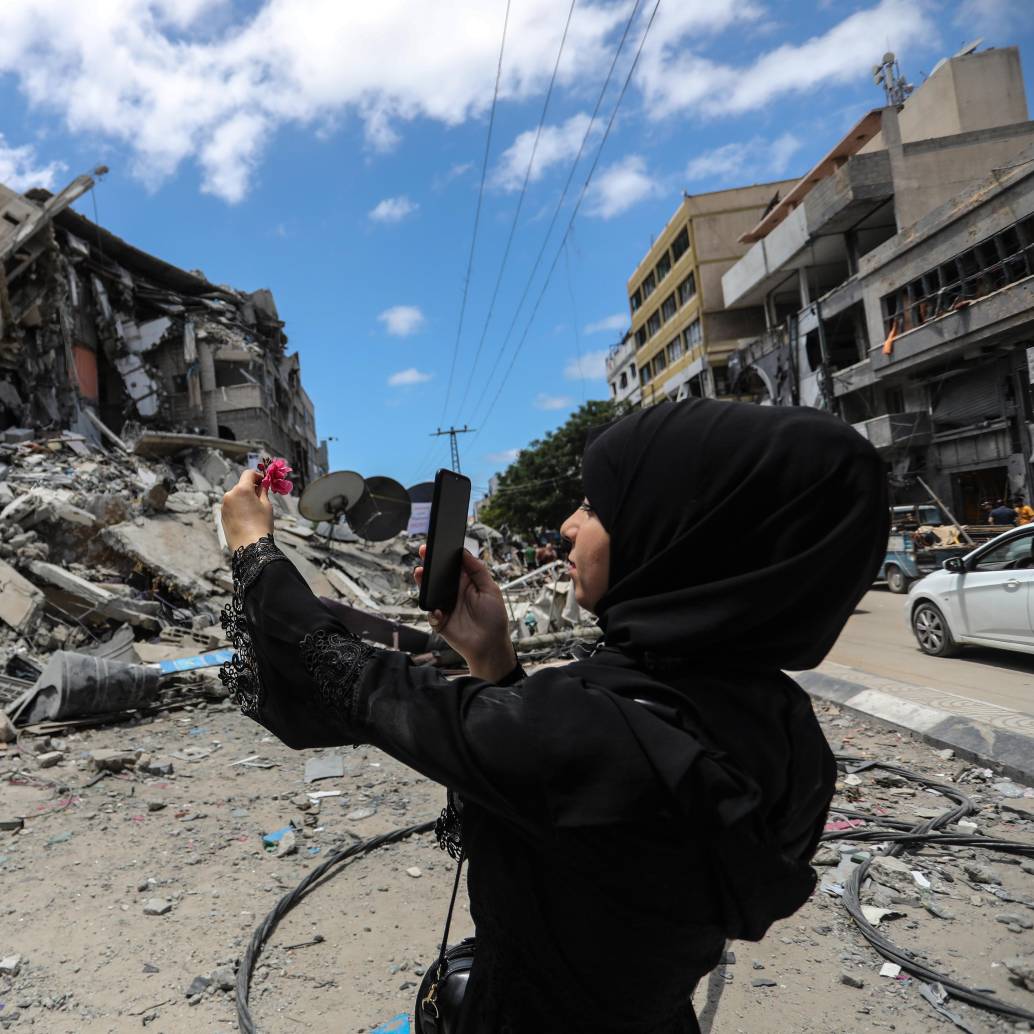 Miles de palestinos han regresado a Gaza, encontrándola en ruinas. Foto: Getty Images