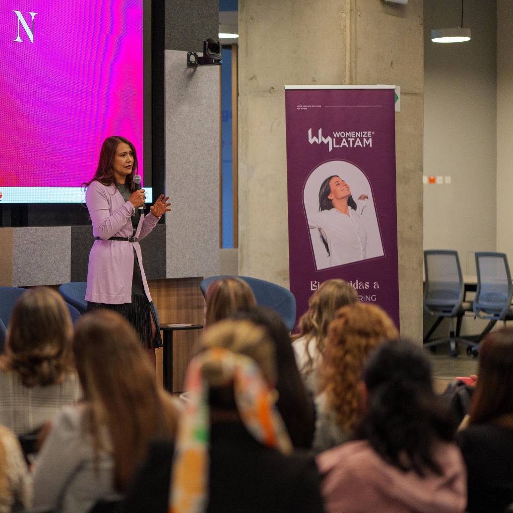 Womenize Latam ha impactado a más de 10.000 mujeres en nueve países con mentorías, eventos y programas de formación en tecnología y liderazgo. FOTO cortesía