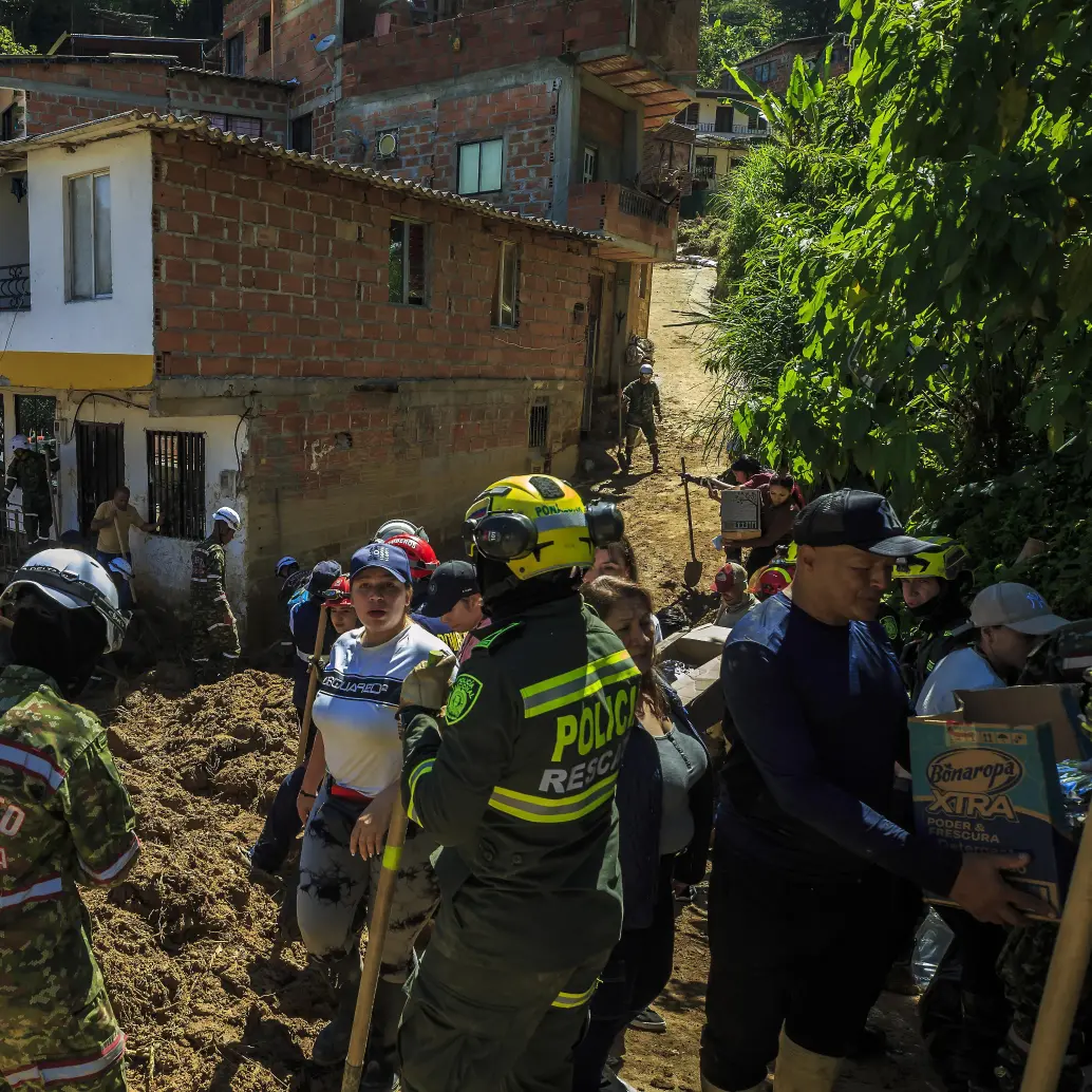 La tragedia ocurrió en el barrio San Isidro, en Sabaneta. FOTO: Andrés Camilo Suárez Echeverry