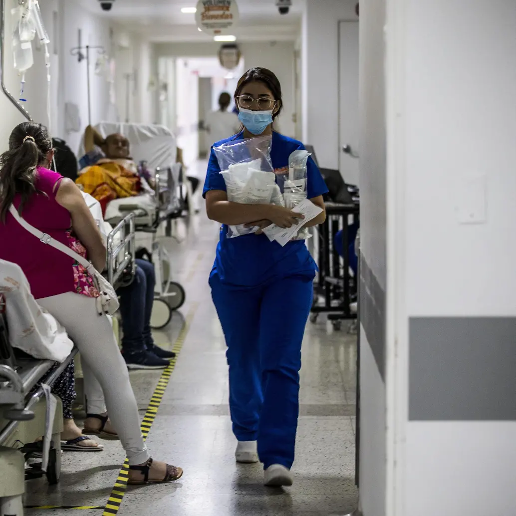 El Hospital General Medellín es uno de los más golpeados por los retrasos en los pagos de las EPS intervenidas por el Gobierno Nacional. FOTO: Julio César Herrera Echeverri