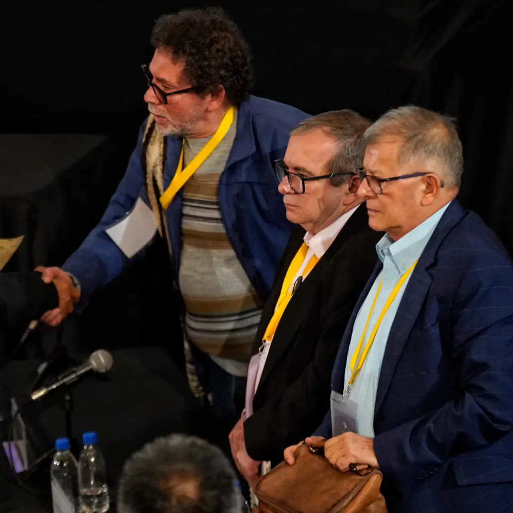 El último Secretariado de las Farc son los primeros llamados a responder en el macrocaso de secuestro. FOTO COLPRENSA