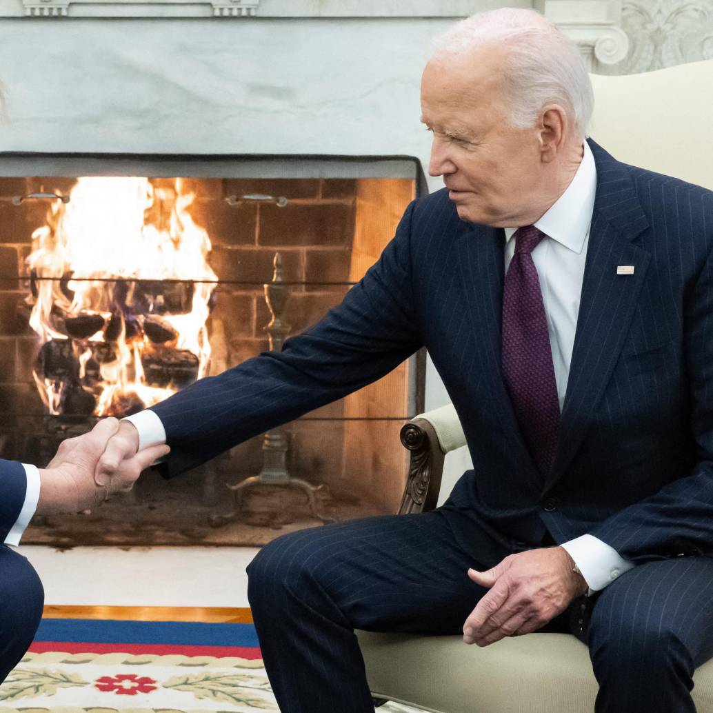 Donald Trump ha sido uno de los primeros en manifestarle su apoyo al expresidente Joe Biden. Foto: AFP