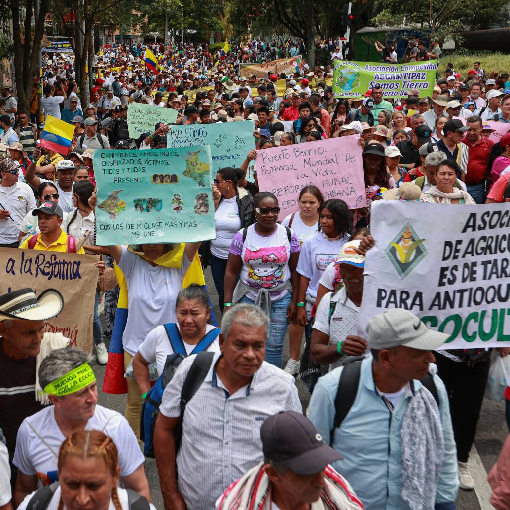 En Medellín las manifestaciones partirán desde el centro hasta el parque de los Deseos en la zona norte de la ciudad. FOTO MANUEL SALDARRIAGA