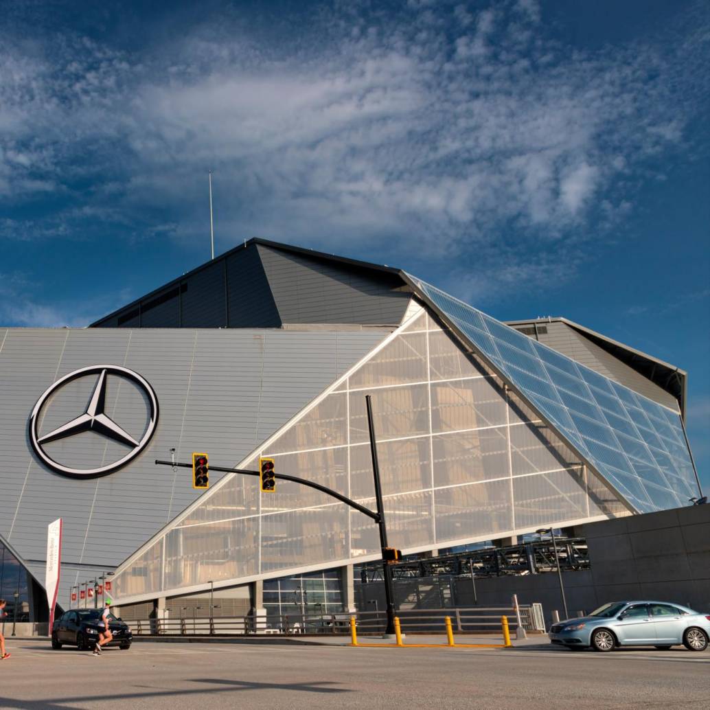 Estadio Mercedes-Benz, en Atlanta. Fotos: cortesía.