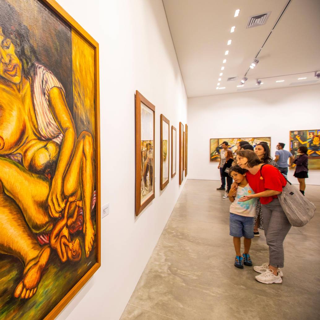 La artista donó al museo 244 piezas entre los años 1986 y 1987. FOTO Camilo Suárez