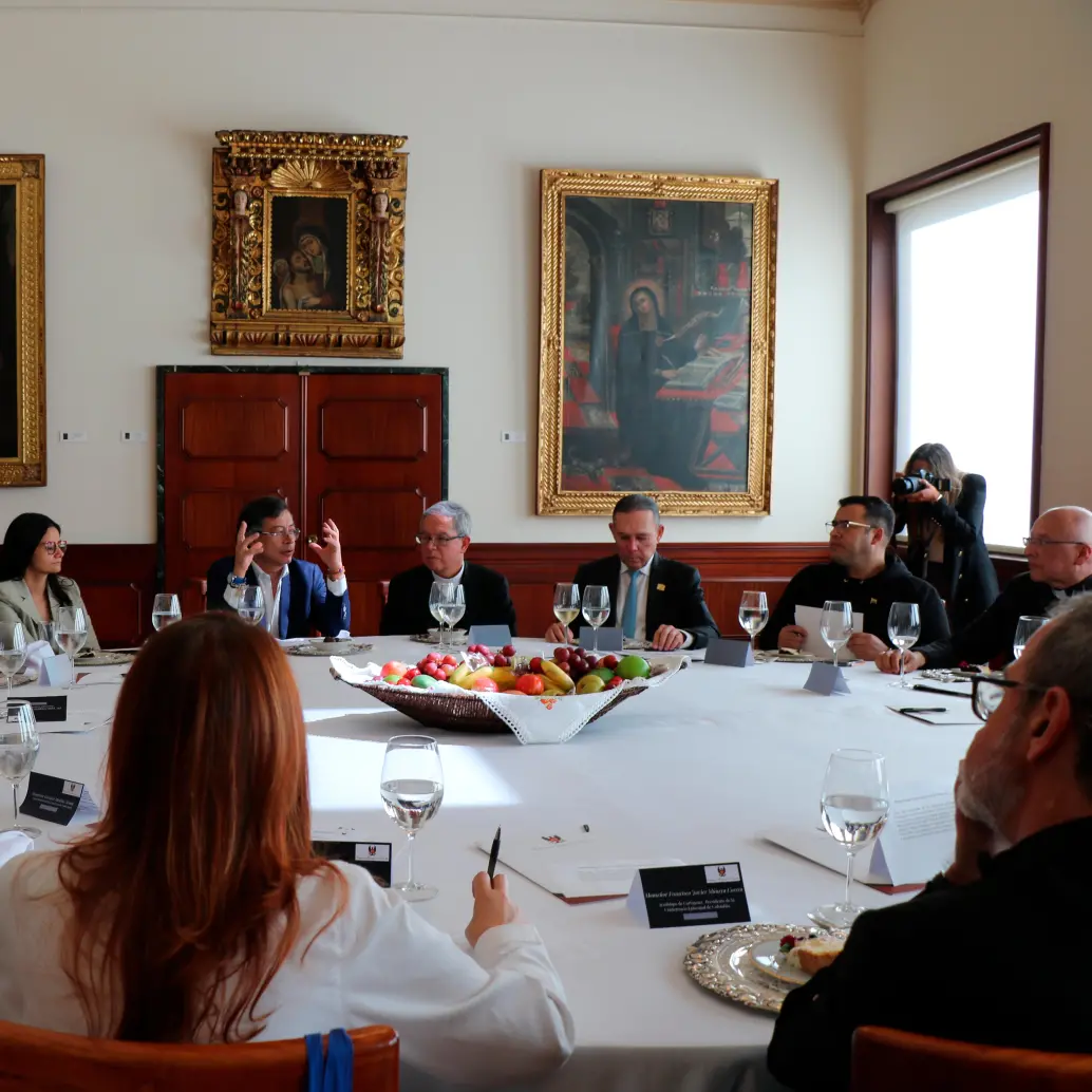 El encuentro contó con la participación de las principales cabezas del Estado colombiano, entre ellos, Petro y el presidente del Senado. <b><span class="mln_uppercase_mln"> </span></b>FOTO<b><span class="mln_uppercase_mln"> Presidencia</span></b>