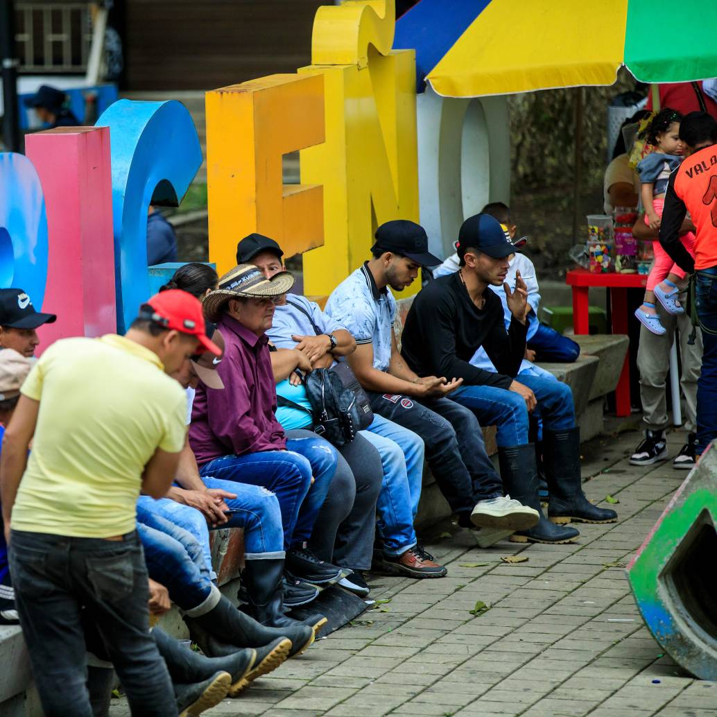 Desde octubre pasado, en Briceño se agudizó el desplazamiento forzado. FOTO: Camilo Suárez. Archivo El Colombiano