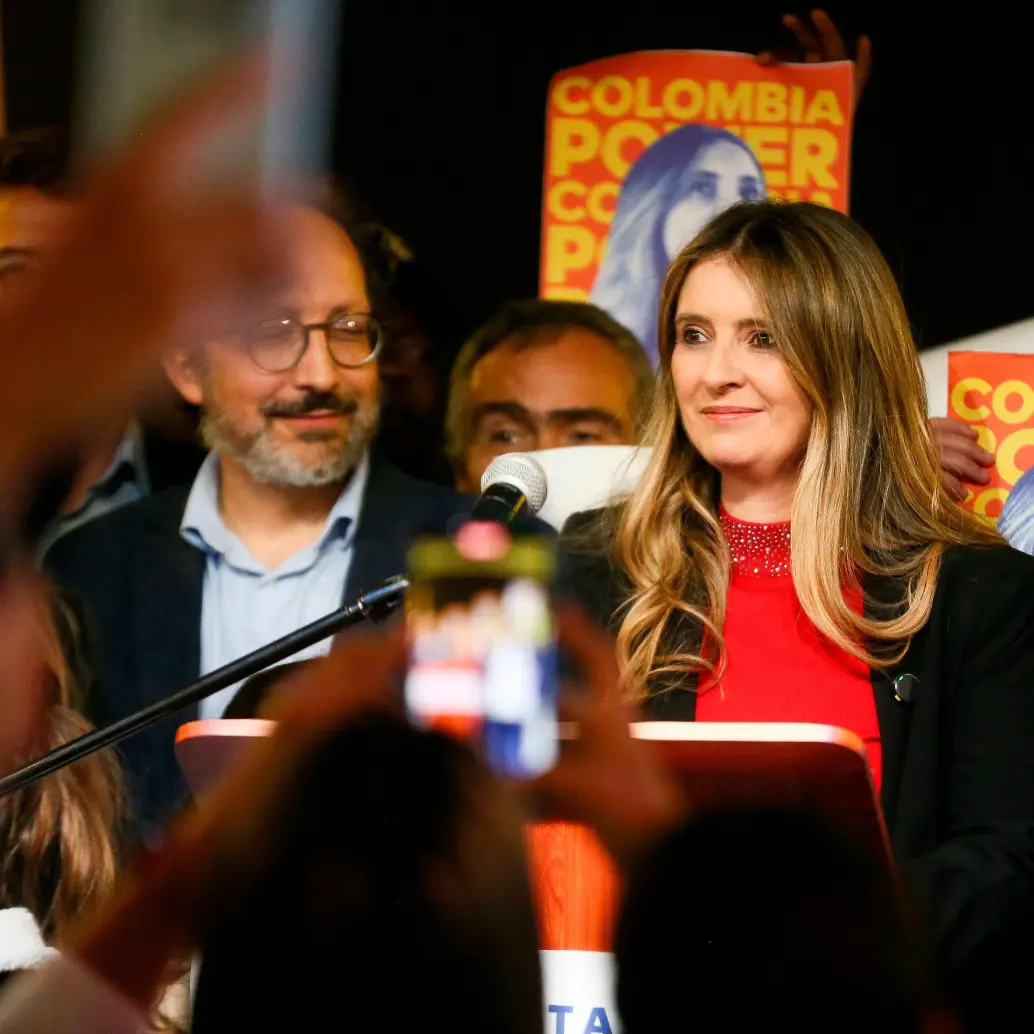 La senadora Paloma Valencia lanzó su precandidatura presidencial el 27 de agosto. FOTO: Colprensa