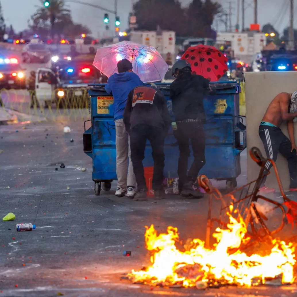 Las protestas iniciadas en Los Ángeles se han extendido a Chicago, Nueva York y Seattle. Foto: Getty Images