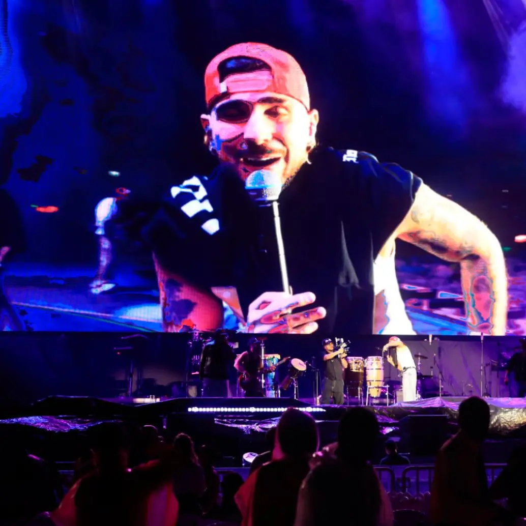 El artista dominicano es toda una leyenda en el merengue. Quien sigue en el escenario es Juanes. FOTO Esneyder Gutiérrez