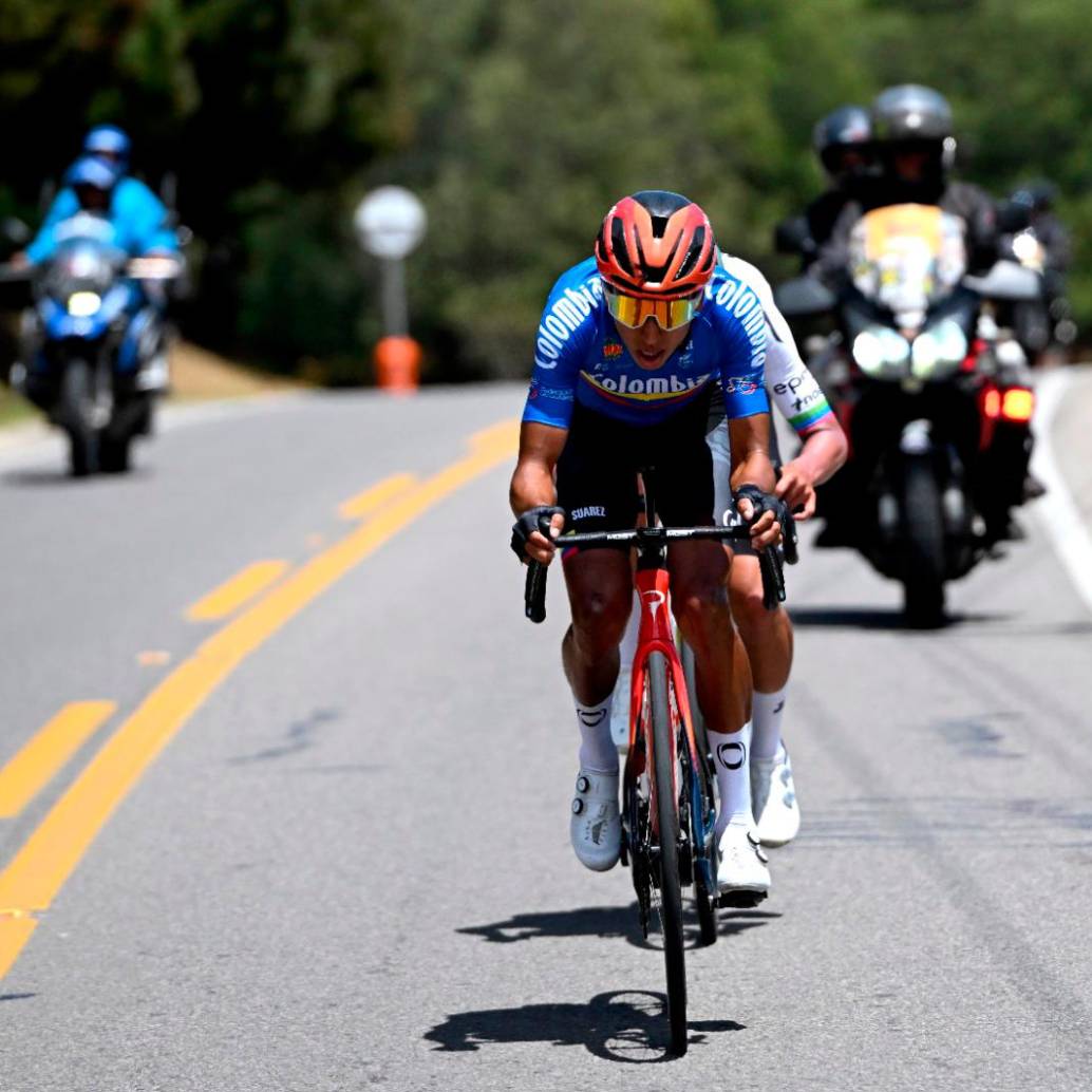 Egan Bernal compite por primera vez con Colombia en un Mundial. FOTO: Getty