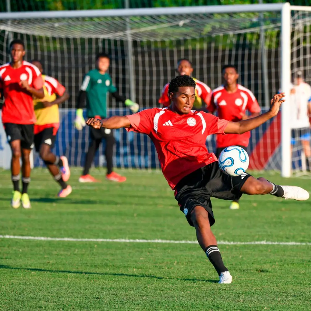Selección Colombia sub-17, durante el Sudamericano. FOTO Cortesía FCF