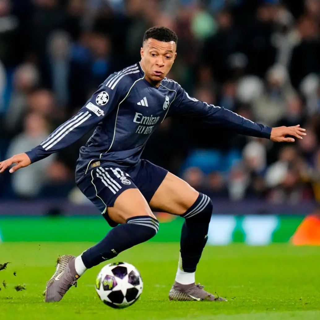 Kylian Mbappé tiene 38 goles y 6 asistencias en 34 partidos esta temporada con el Real Madrid. FOTO: <b>GETTY</b>