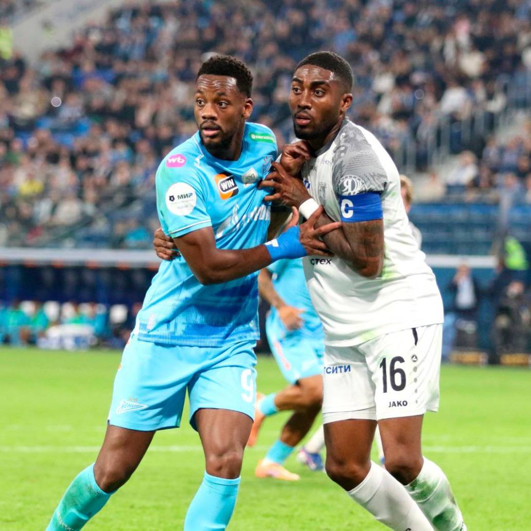 Jhon Durán jugó 9 partidos en Zenit, en los cuales marcó 2 goles. FOTO: <b>GETTY</b>