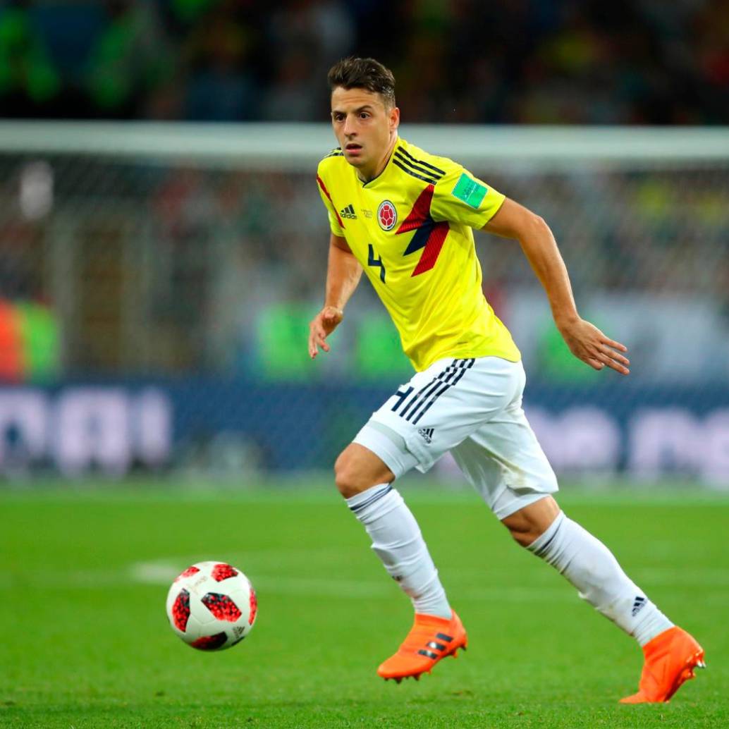 El lateral derecho antioqueño Santiago Arias es uno de los mundialistas de la Selección Colombia. Estuvo en Brasil 2014 y Rusia 2018. FOTO: GETTY