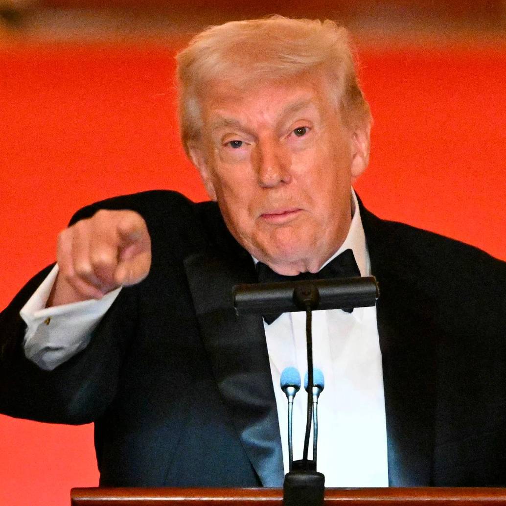 Donald Trump en Mar-a-Lago, Florida. FOTO: GETTY