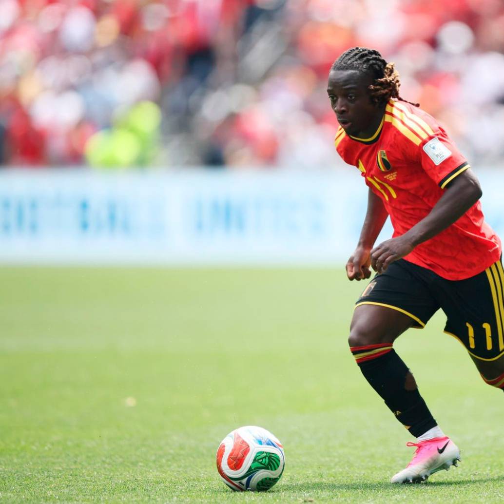 Jeremy Doku será papá por primera vez durante el Mundial. FOTO: <b>GETTY</b>