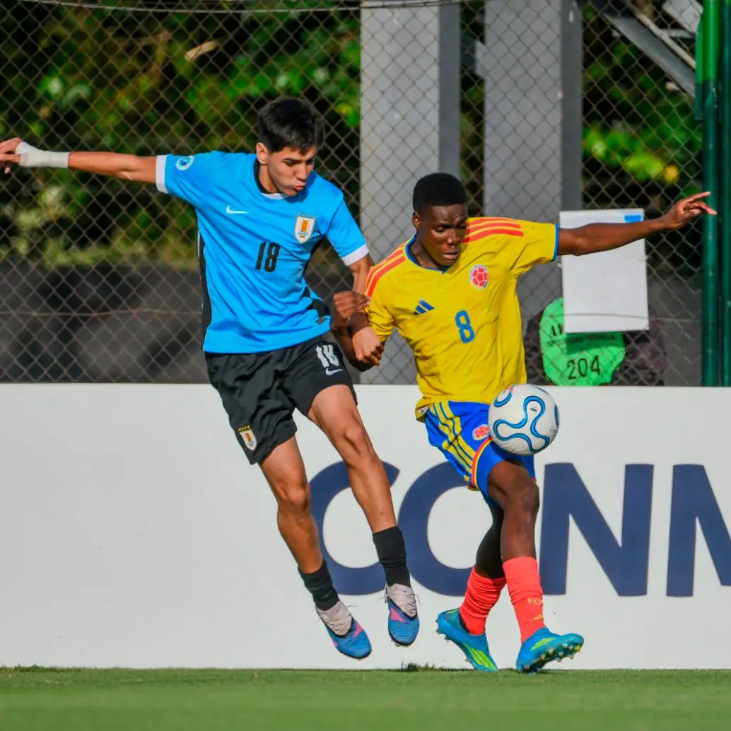 El seleccionado colombiano suma cuatro puntos en la tabla de posiciones del Sudamericano de la categoría. Empató con Ecuador y venció a Chile. Foto: 