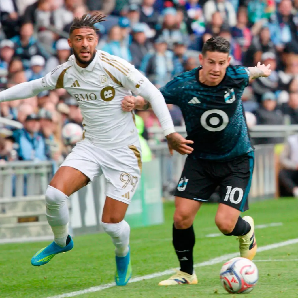 James Rodríguez registra 2 asistencias en 7 partidos ligueros con Minnesota United. FOTO: <b>GETTY</b>