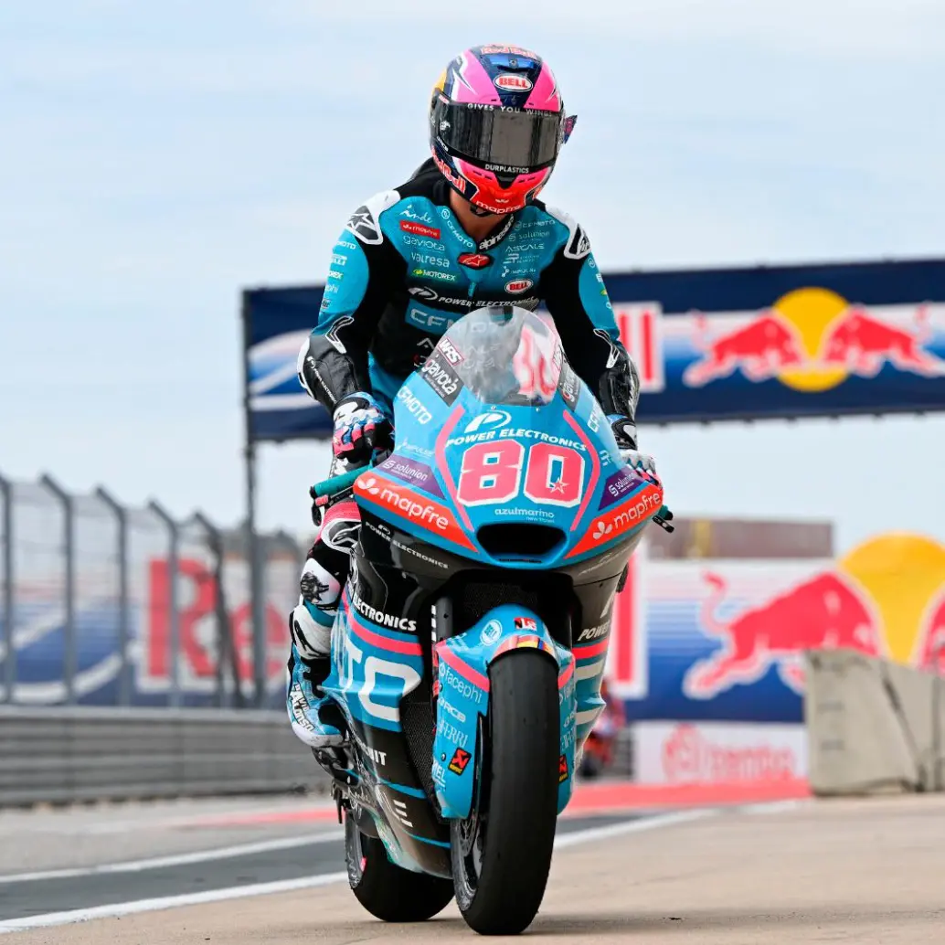 David Alonso, futurp integrante de MotoGp, es quinto en el Mundial de Moto2. FOTO:<b> GETTY</b>