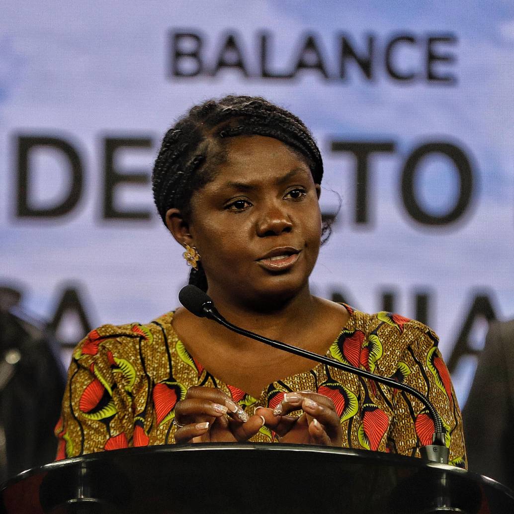 Bogotá. Mayo 24 de 2023. La Vicepresidenta Francia Marquéz dió una rueda de prensa para dar un balance de la visita de alto nivel que realizó al continente Africano. (Colprensa - Camila Díaz)