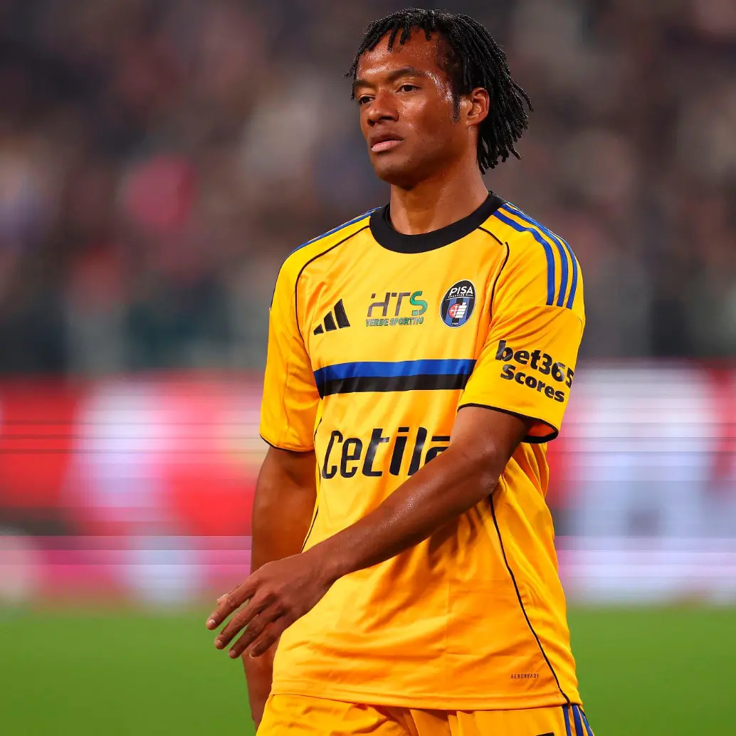 Cuadrado ingresó al minuto 81, pero no pudo evitar la derrota 21 del Pisa, que confirmó su descenso anticipado. FOTO: GETTY