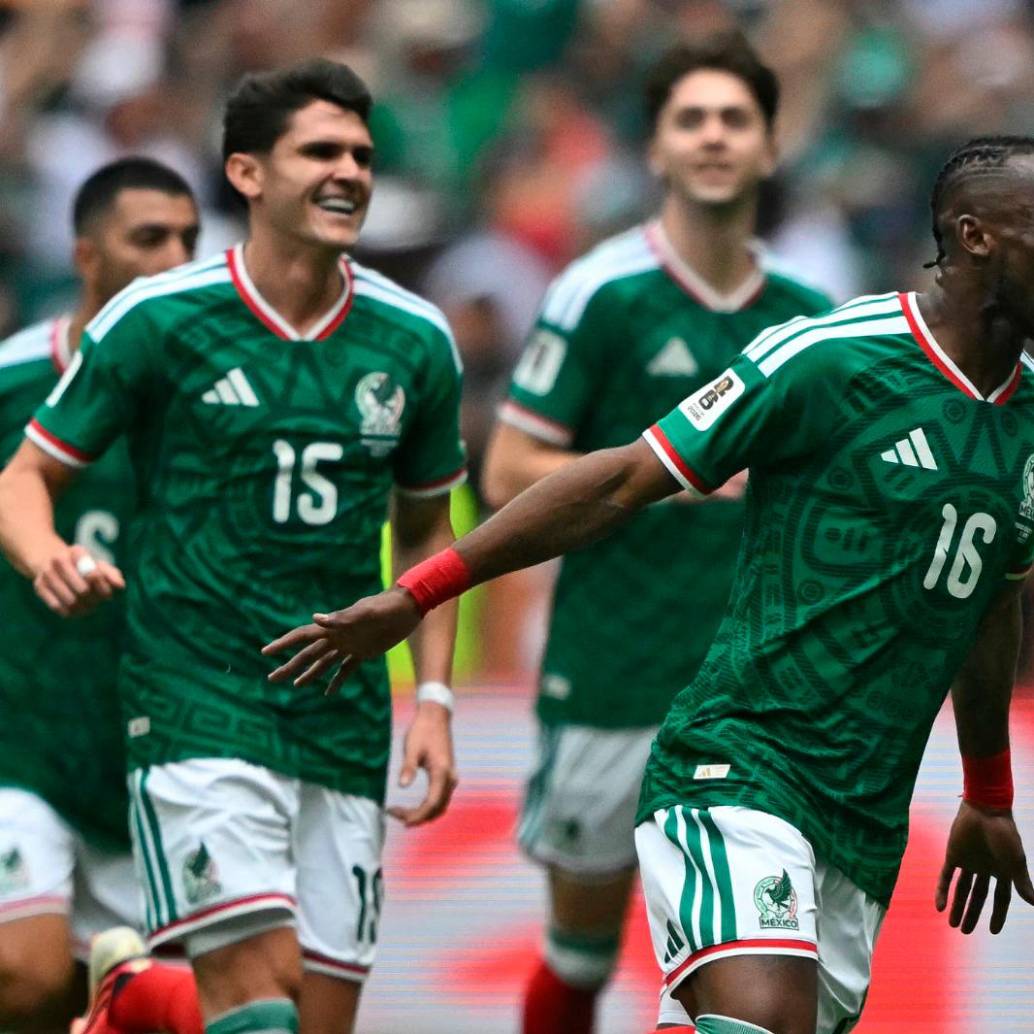 Julián Quiñones marcó el primer gol del Mundial, uno de los tantos con los que México venció 2-0 a Sudáfrica. FOTO AFP