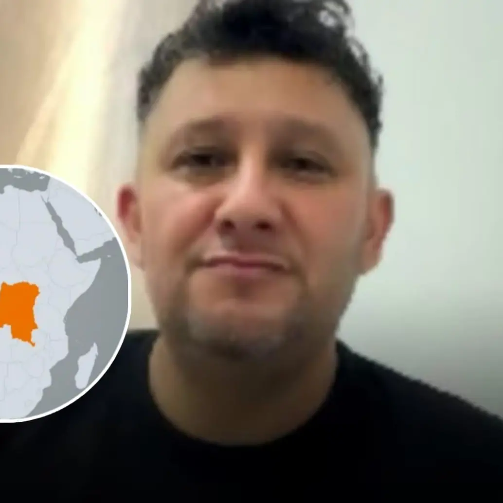 Jorge Cubillos, uno de los colombianos deportados al Congo tras su proceso migratorio en EE. UU. FOTO: redes sociales, swisscontact.org.