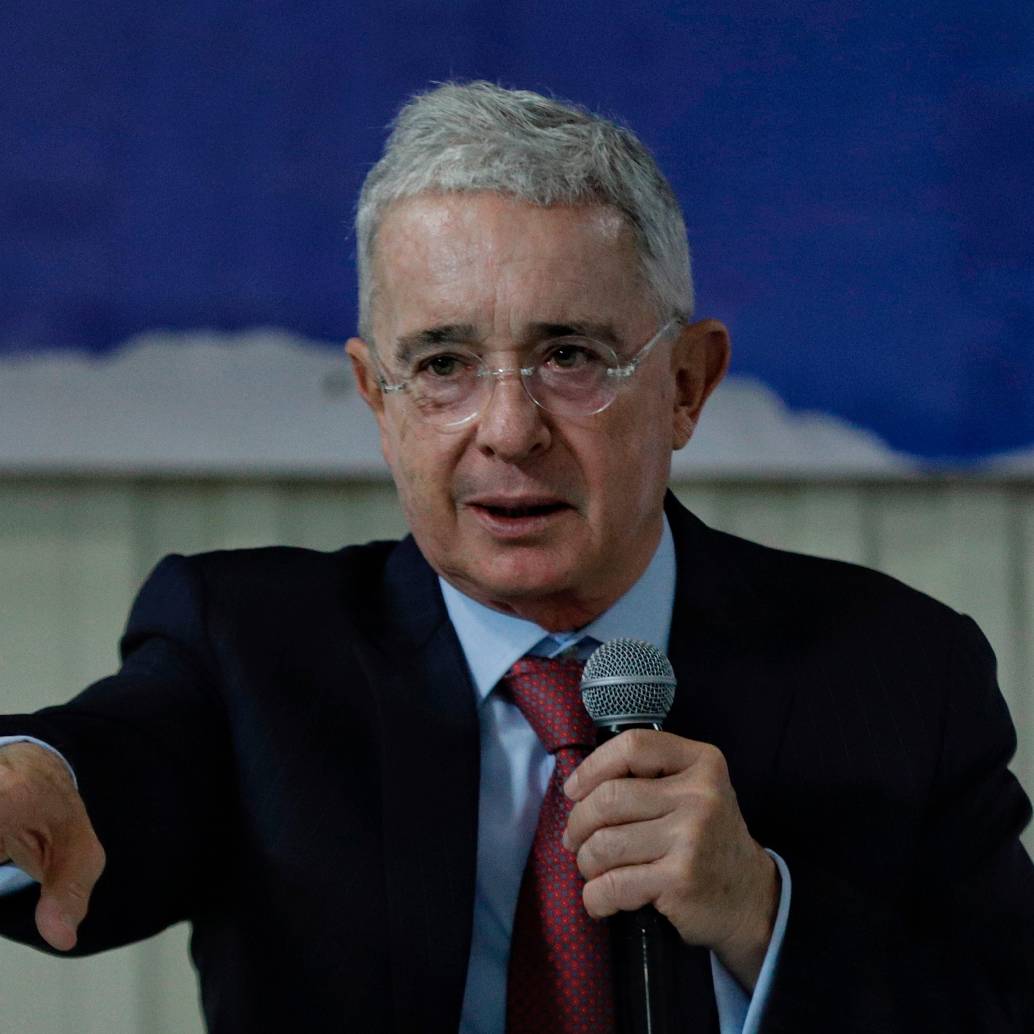Álvaro Uribe Vélez, expresidente y líder del Centro Democrático.<span class="mln_uppercase_mln"> </span><span class="mln_uppercase_mln">FOTO</span> <b><span class="mln_uppercase_mln">colprensa</span></b>