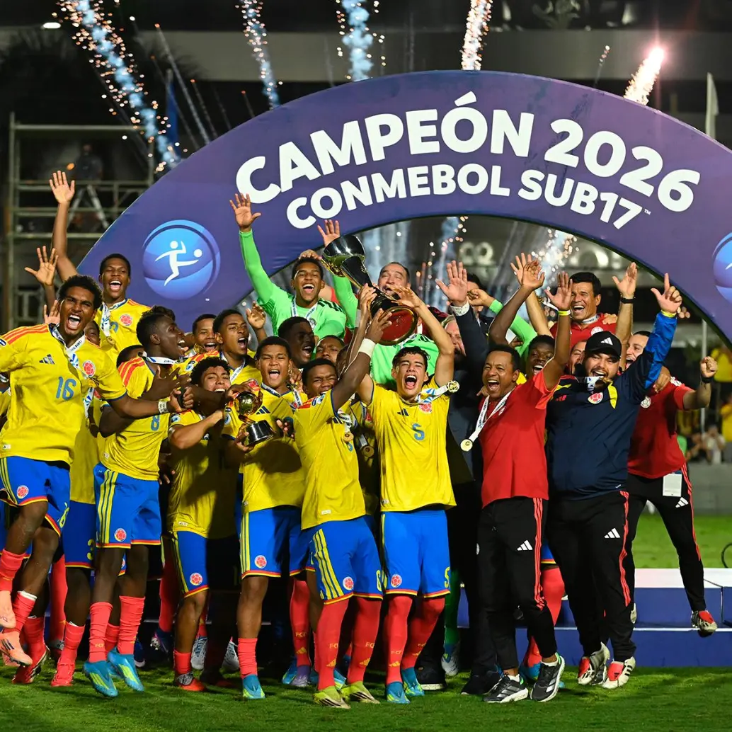 En Luque, Paraguay, donde terminó este domingo la edición 21 del certamen, el elenco tricolor encontró revancha luego de perder (1-0) la final como anfitrión en 2025 ante Brasil. Foto: AFP