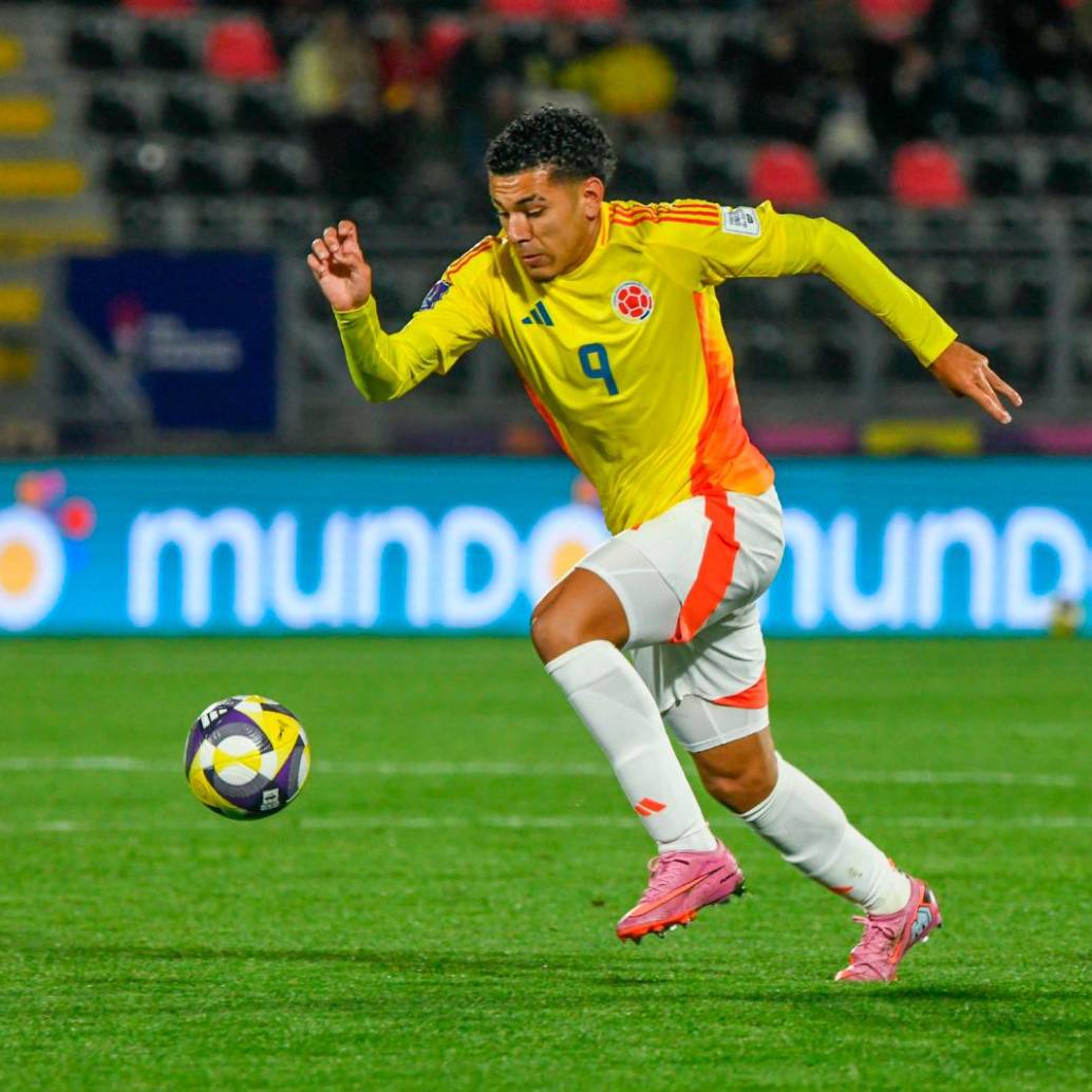 Emilio Aristizábal, aporte antioqueño al seleccionado juvenil que disputa el Mundial Sub-20 en Chile. FOTO CORTESÍA FCF