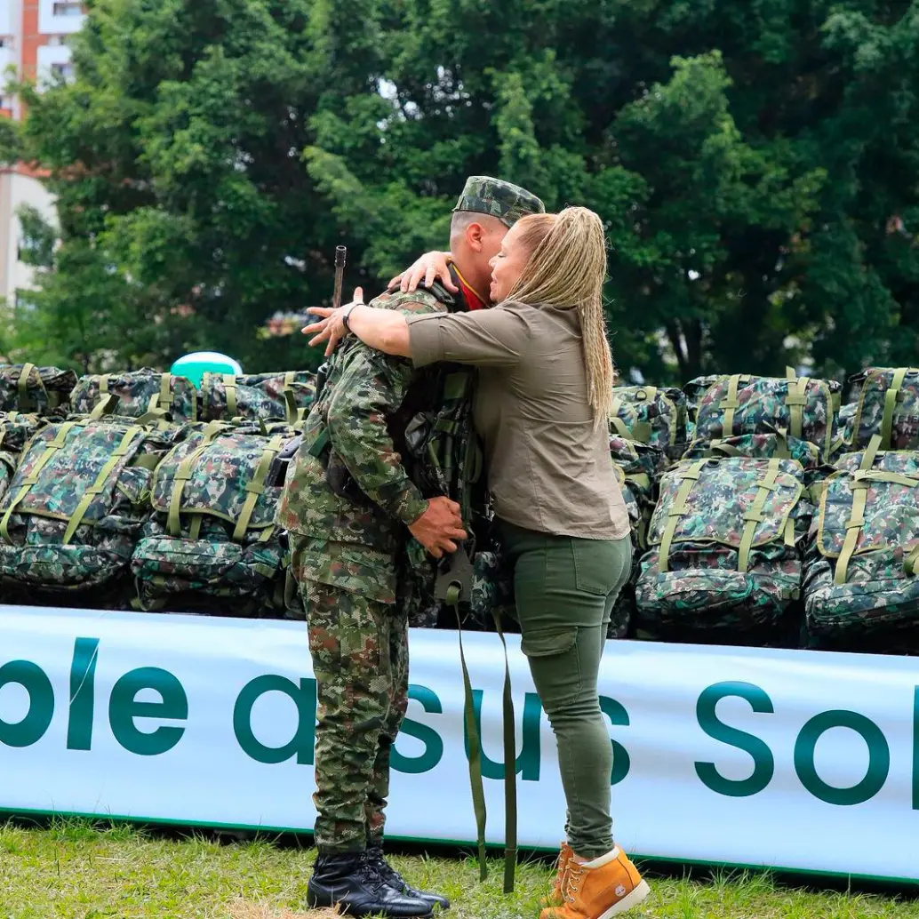 La Tasa de Seguridad se aplica, entre otras cosas, para la dotación de los integrantes de las Fuerzas Militares y la Policía que actúan en Antioquia. FOTO: GOBERNACIÓN