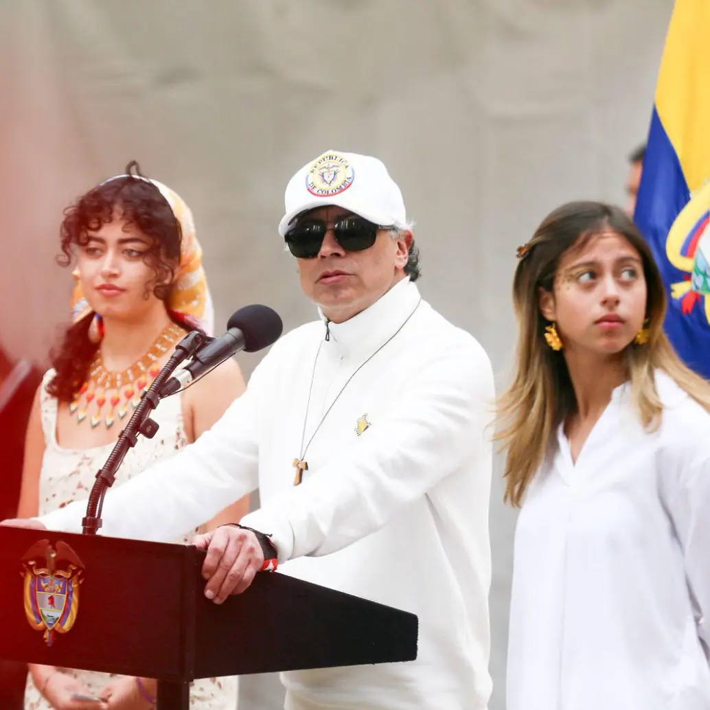 El presidente Gustavo Petro comienza a despedirse de la Presidencia de la República. FOTO: COLPRENSA