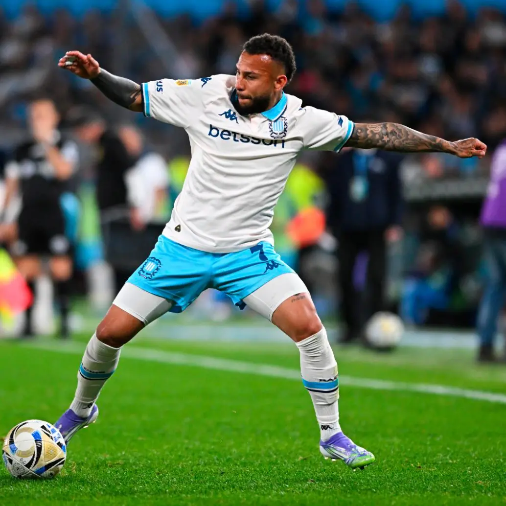 El colombiano Duván Vergara clasificado a semifinales de Copa Libertadores con Racing. Foto: GETTY. 