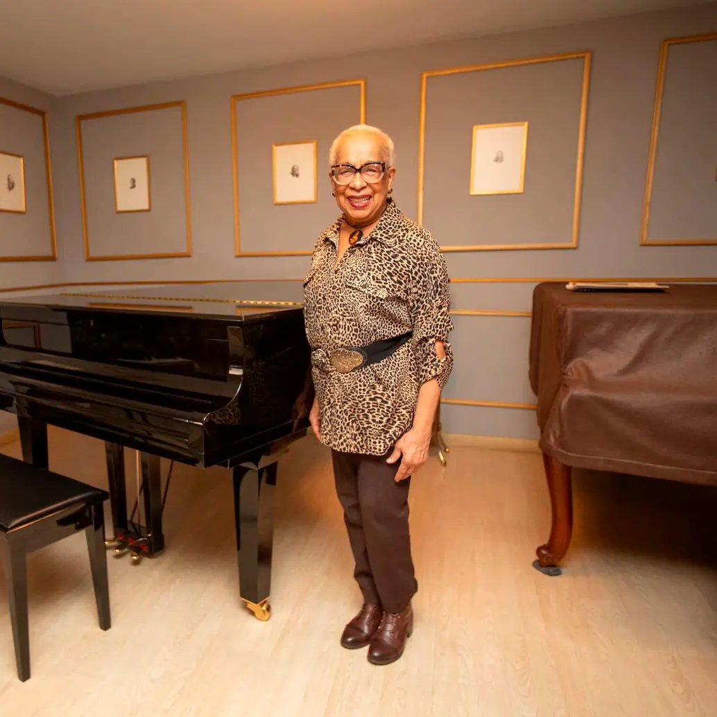 En la Universidad de Antioquia también hay una sala en homenaje a la pianista. FOTO: Esneyder Gutiérrez