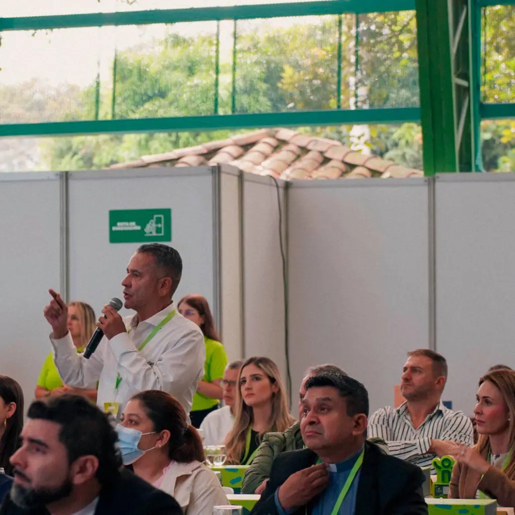 Durante la Asamblea de Afiliados de Comfenalco Antioquia se confirmó la intervención de la caja por un año más. FOTO CORTESÍA
