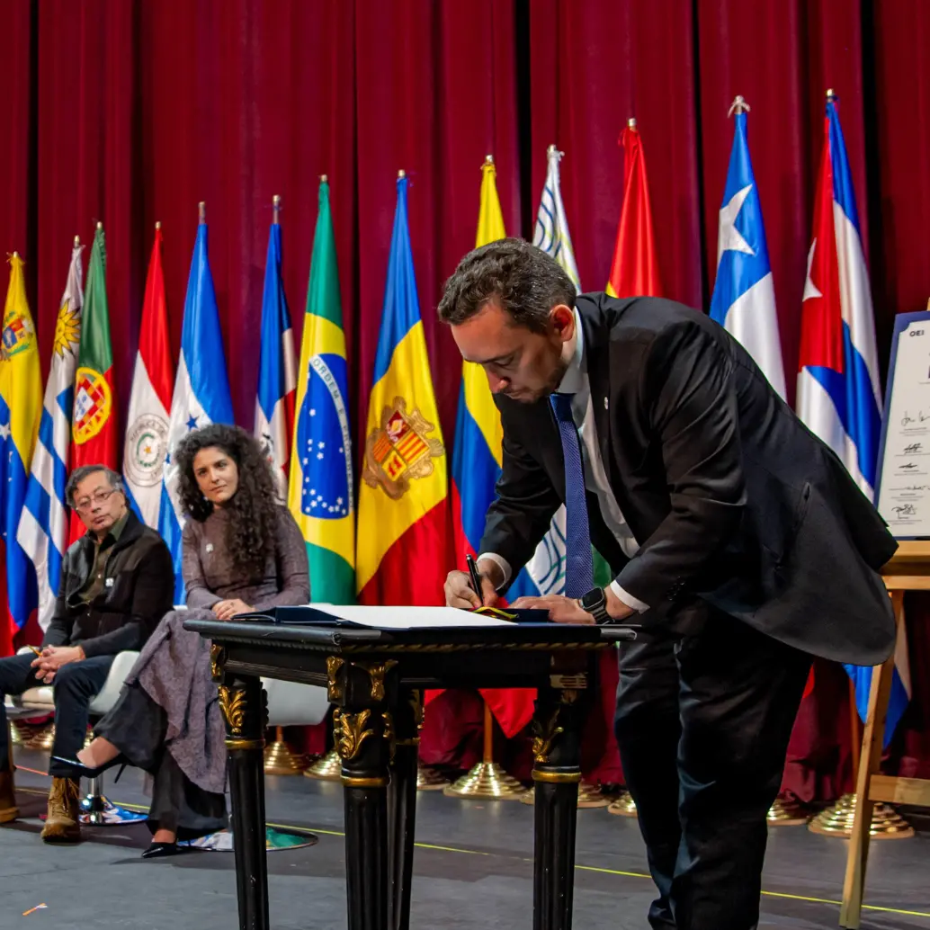 Colombia toma la Presidencia de RedArtes, que es el plan para que el arte y la educación transformen Iberoamérica. FOTO: Presidencia.