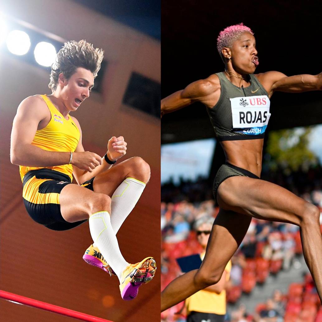 Flor Denis, Duplantis y el regreso de Yulimar Rojas, auguran emociones en esta edición del Mundial. Foto: Getty y redes @juegosolimpicos