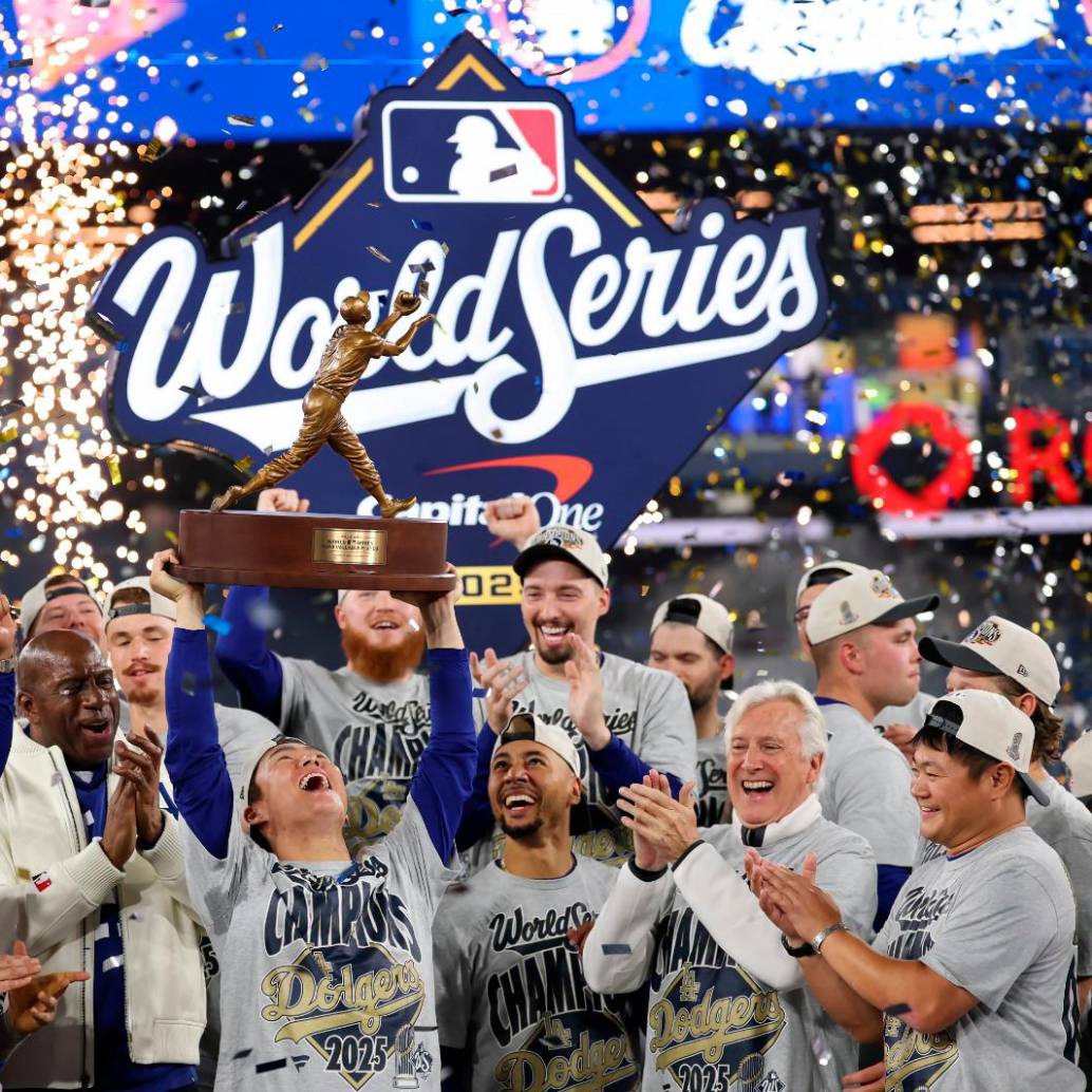 El lanzador japonés Yoshinobu Yamamoto fue elegido como el mejor jugador de la Serie Mundial del 2025. Foto: Getty